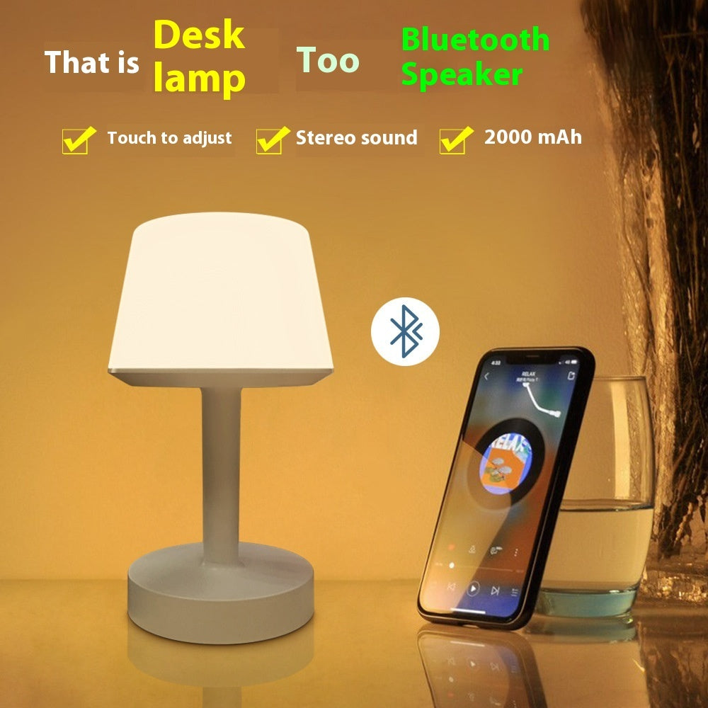 2-in-1 Touch Control Bedside Lamp & Bluetooth Speaker