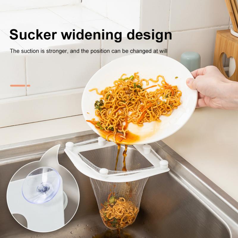 Kitchen Sink Anti-Blocking Drain Rack – Multi-Functional