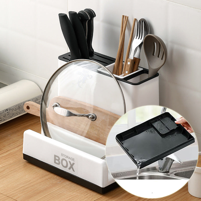 Kitchen Knife & Utensil Organizer Rack | Desktop Storage