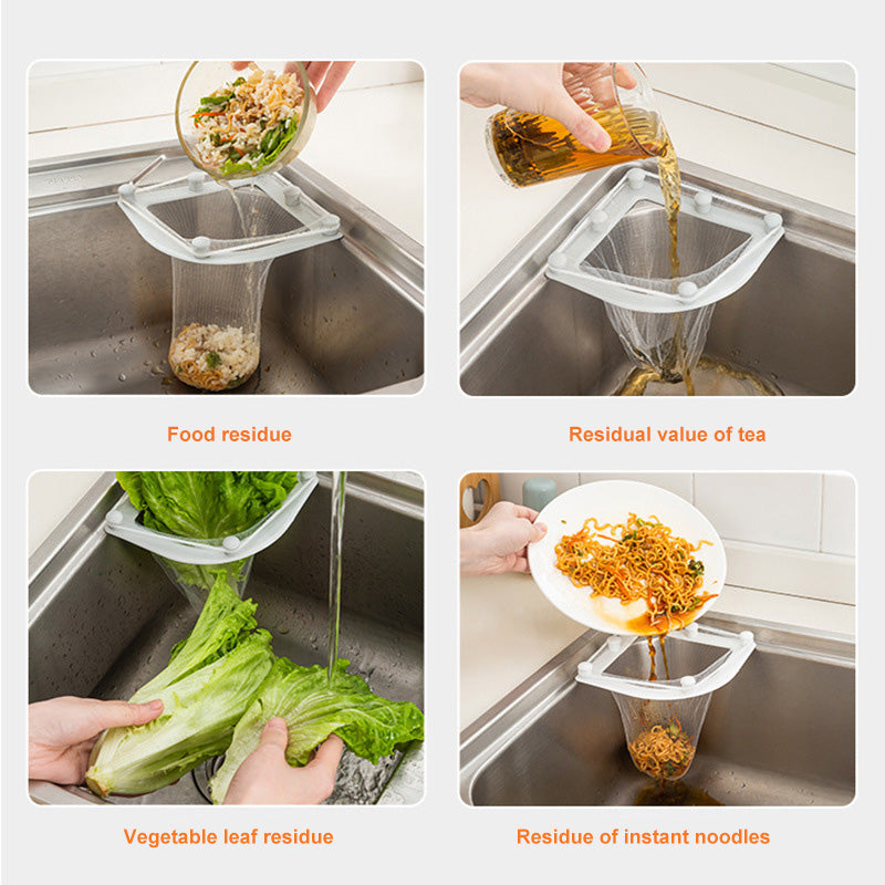 Kitchen Sink Anti-Blocking Drain Rack – Multi-Functional