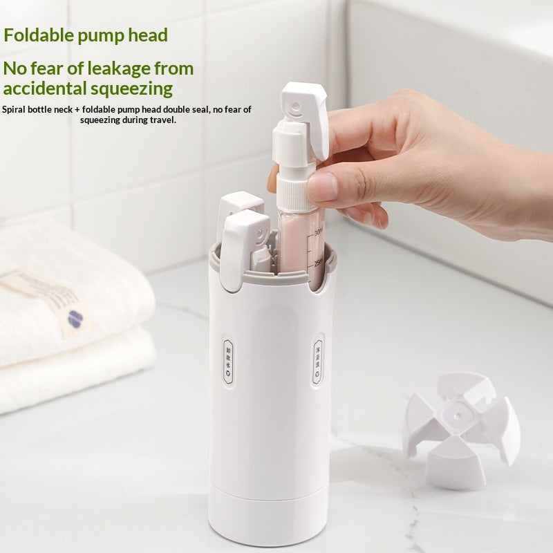 4-in-1 Leak-Proof Travel Dispenser Set – TSA Approved