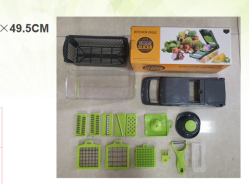 8-Blade Vegetable Cutter & Slicer Set | Stainless Steel