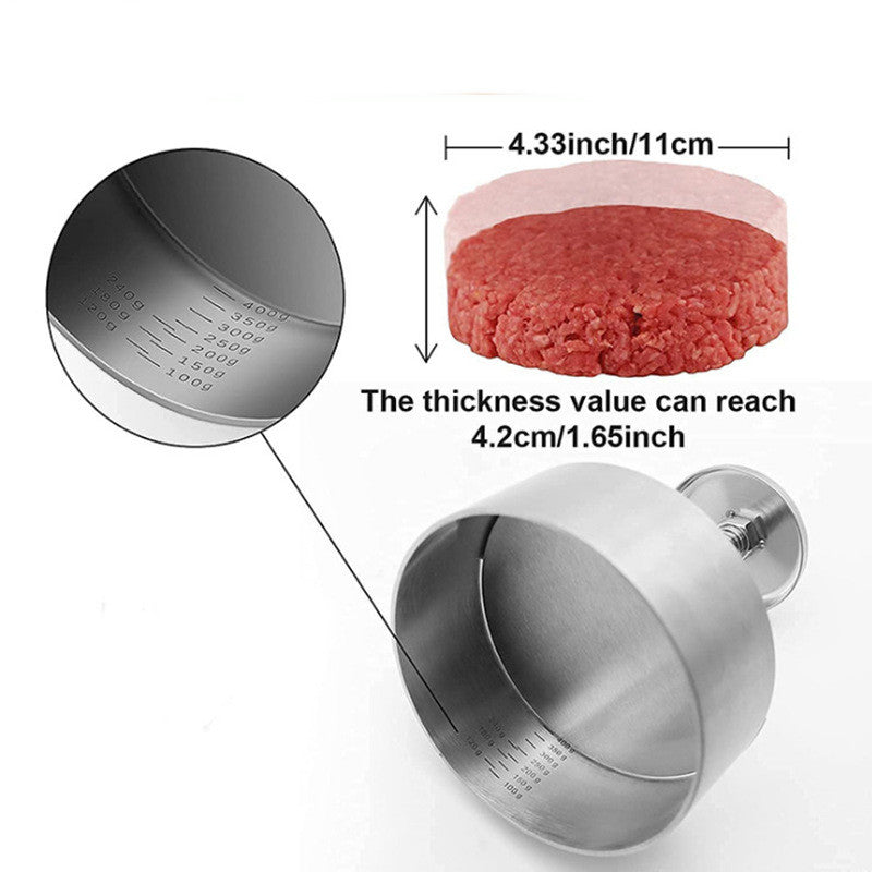 Stainless Steel Burger Press | Patty Mold