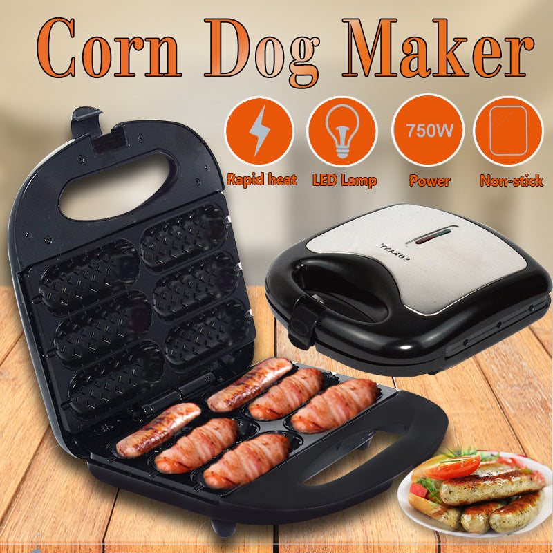6-Slot Electric Hot Dog & Sausage Maker