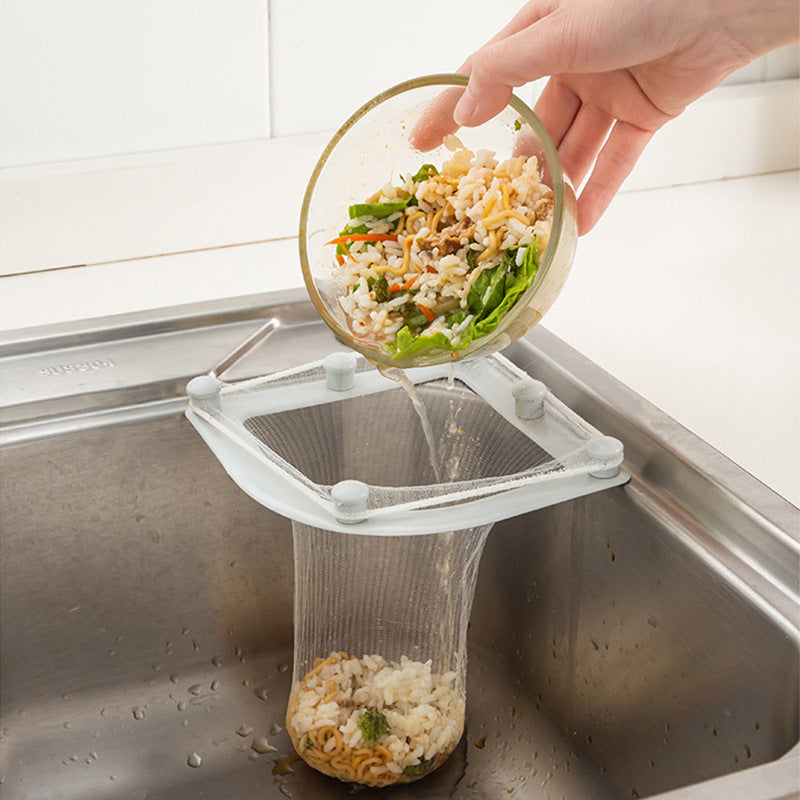 Kitchen Sink Anti-Blocking Drain Rack – Multi-Functional
