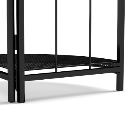 Freestanding Metal Bookcase & Plant Stand