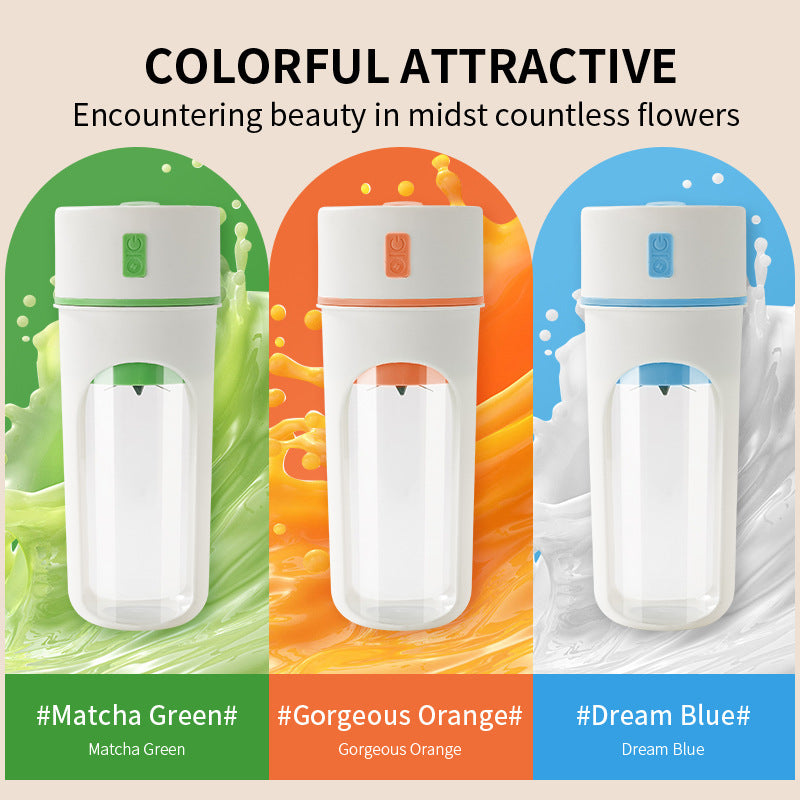 Portable Wireless Juicer – 400ml USB Rechargeable