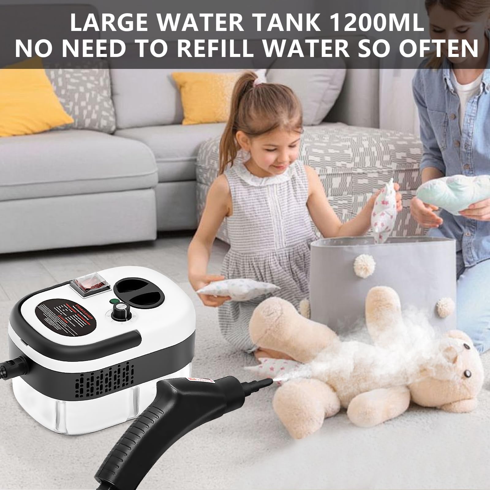 2500W Handheld Steam Cleaner Attachments
