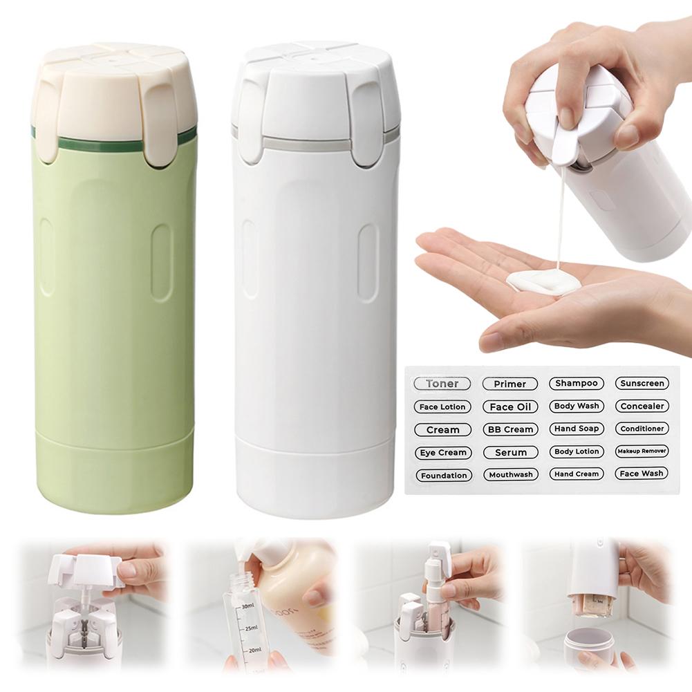 4-in-1 Leak-Proof Travel Dispenser Set – TSA Approved