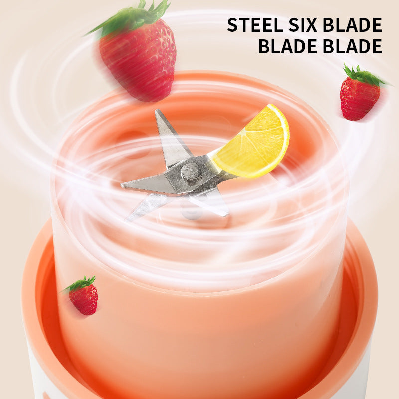Portable Wireless Juicer – 400ml USB Rechargeable