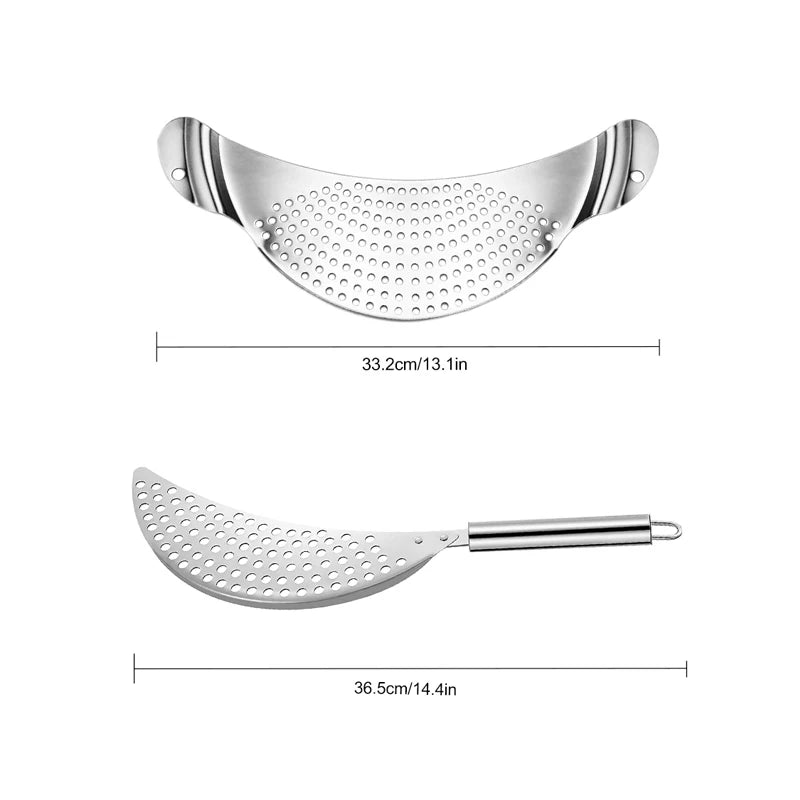 Premium Stainless Steel Pot Strainer – Handheld