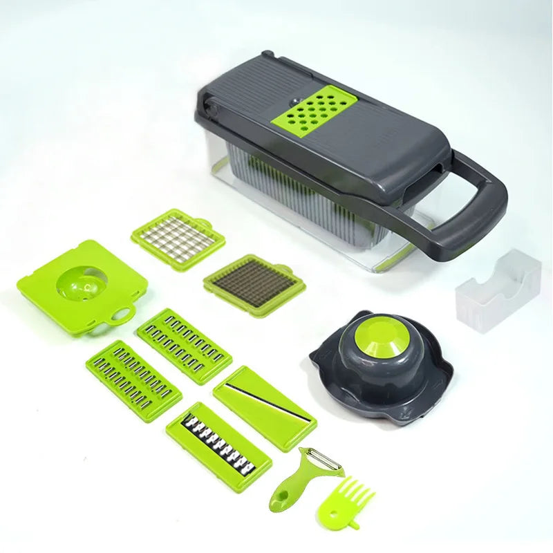 Multi-Function Vegetable Chopper & Mandoline Slicer