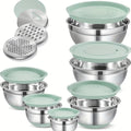 Stainless Steel Mixing Bowl Set with Lid