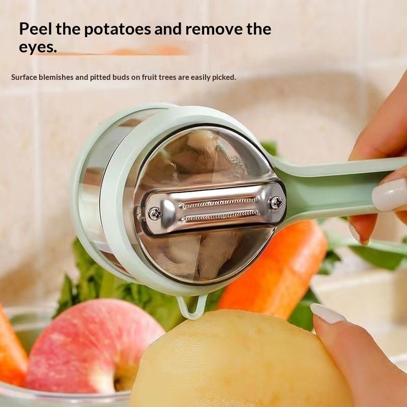 Multi-Functional Knife-Style Fruit & Vegetable Peeler