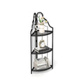 Freestanding Metal Bookcase & Plant Stand