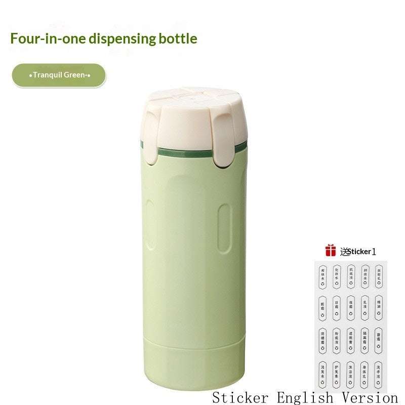 4-in-1 Leak-Proof Travel Dispenser Set – TSA Approved