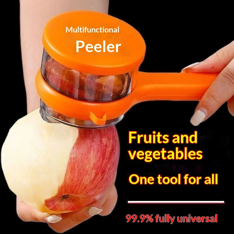 Multi-Functional Knife-Style Fruit & Vegetable Peeler