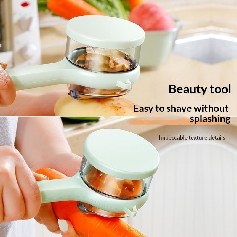 Multi-Functional Knife-Style Fruit & Vegetable Peeler